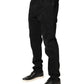 Dolce & Gabbana Black Tattered Skinny Cotton Denim Jeans
