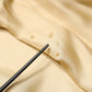 Dolce & Gabbana Yellow Silk Button Down Men Oversize Shirt