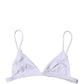 Dolce & Gabbana Top White Nylon Triangle Swimwear Beachwear Bikini