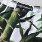Dolce & Gabbana Green Leaf Print High-Waisted Girdle Beachwear