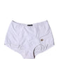 Dolce & Gabbana White Logo Girdle High Waist Panty Underwear