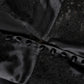 Dolce & Gabbana Black Silk Lace Trim Lingerie Top Underwear