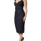 Dolce & Gabbana Dark Blue Cotton Denim Sheath Midi Dress