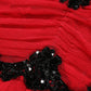 Dolce & Gabbana Red Mesh Trim Bodycon Sheath Midi Dress
