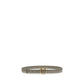 PINKO Gray Calf Leather Bos Taurus Regular Belt