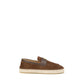 Valentino Garavani Brown Calf Leather Bos Taurus Espadrilles