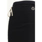 Moncler x Rick Owens Black Cotton Long Skirt