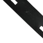 Dolce & Gabbana Black Double Strap Leather Silver Buckle Belt