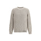 Off-White Beige Cotton Sweatshirt