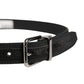 Dolce & Gabbana Men Black Viscose Leather Metal Buckle Belt