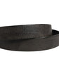 Dolce & Gabbana Men Black Classic Leather Metal Buckle Belt
