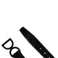 Dolce & Gabbana Men Black Exotic Leather Logo Buckle Belt