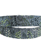 Dolce & Gabbana Men Multicolor Sequin Silver Metal Buckle Belt