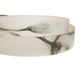 Dolce & Gabbana Men White Floral PVC Silver Metal Buckle Belt