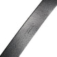 Dolce & Gabbana Black Calf Leather Silver Metal Buckle Belt