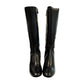 Borbonese Black Leather Women Boot