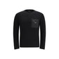 Prada Black Wool Sweatshirt