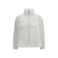 PINKO White Polyester Shell Jacket