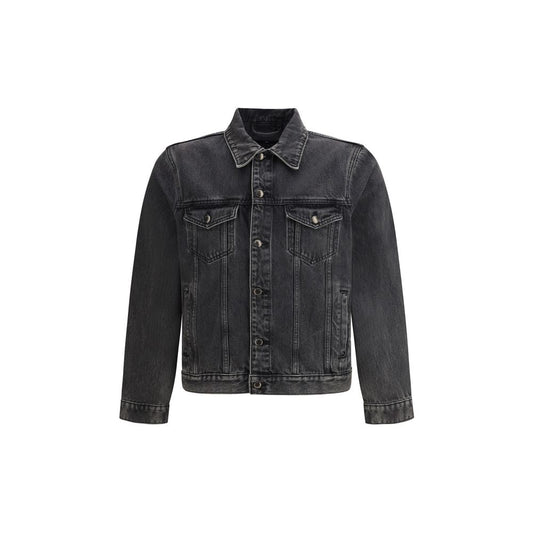 7FOR Gray Cotton Denim Jacket