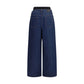 7FOR Blue Cotton Relaxed Fit Jeans