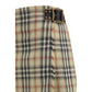 Burberry Multicolor Wool Oves Aries Mini Skirt