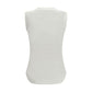The Attico White Cotton Sleeveles T-Shirt