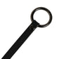 Dolce & Gabbana Men Black Calfskin Leather Metal Buckle Belt