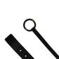 Dolce & Gabbana Men Black Calfskin Leather Metal Buckle Belt