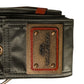 Dolce & Gabbana Men Black Wide Leather DG Metal Buckle Belt