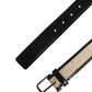 Dolce & Gabbana Men Beige Woven Leather Metal Buckle Belt