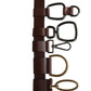 Dolce & Gabbana Men Brown Classic Leather Metal Buckle Belt