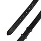 Dolce & Gabbana Men Black Calf Leather Logo Metal Buckle Belt