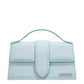 Jacquemus Pale blue Leather Le Grand Bambino Handbag