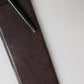 Dolce & Gabbana Men Brown Calfskin Leather Metal Buckle Belt