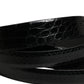 Dolce & Gabbana Men Black Exotic Leather Double Strap Belt