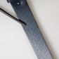 Dolce & Gabbana Blue Calf Leather Logo Metal Buckle Belt