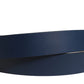 Dolce & Gabbana Blue Calfskin Leather Logo Metal Buckle Belt