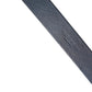 Dolce & Gabbana Men Blue Calf Leather Logo Metal Buckle Belt