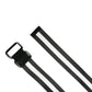 Dolce & Gabbana Men Black White Nylon Logo Metal Buckle Belt