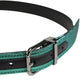 Dolce & Gabbana Men Green Lurex Polyester Metal Buckle Belt