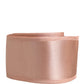 Dolce & Gabbana Light Pink Silk Satin Waist Women Cintura Belt