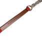Dolce & Gabbana Red Velvet Crystals Chain Embellished Belt