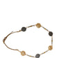 Dolce & Gabbana Gold Brass Chain Coin Embellished Metal Buckle Belt