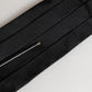 Dolce & Gabbana Black 100% Silk Women Wide Waist Cummerbund