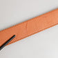 GF Ferre Orange Leather Hexagon Metal Buckle Waist Women Belt