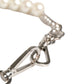 Dolce & Gabbana Black Leather Silver Chain Bag Accessory Shoulder Strap