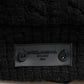 Dolce & Gabbana Black Tricot Wool Blend Duffel Backpack Travel Borse Bag