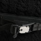 Dolce & Gabbana Black Tricot Wool Blend Duffel Backpack Travel Borse Bag