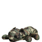 Dolce & Gabbana Multicolor Camouflage Animal Silhouette Waist Borse Bag