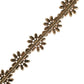 Dolce & Gabbana Red Leather Daisy Crystal Embellished Waist Belt